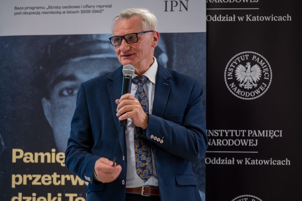 Spotkanie „Ślązacy pod dowództwem gen. Władysława Andersa - w 80. rocznicę bitwy o Bolonię" w ramach projektu „Czwartki z historią” – Katowice, 10 kwietnia 2025. Fot.: IPN Krzysztof Łojko