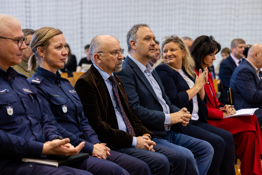 Katowicki IPN w ramach Powiatowego Dnia Akademickiego w Zabrzu – 15 kwietnia 2025. Fot.: IPN Krzysztof Łojko