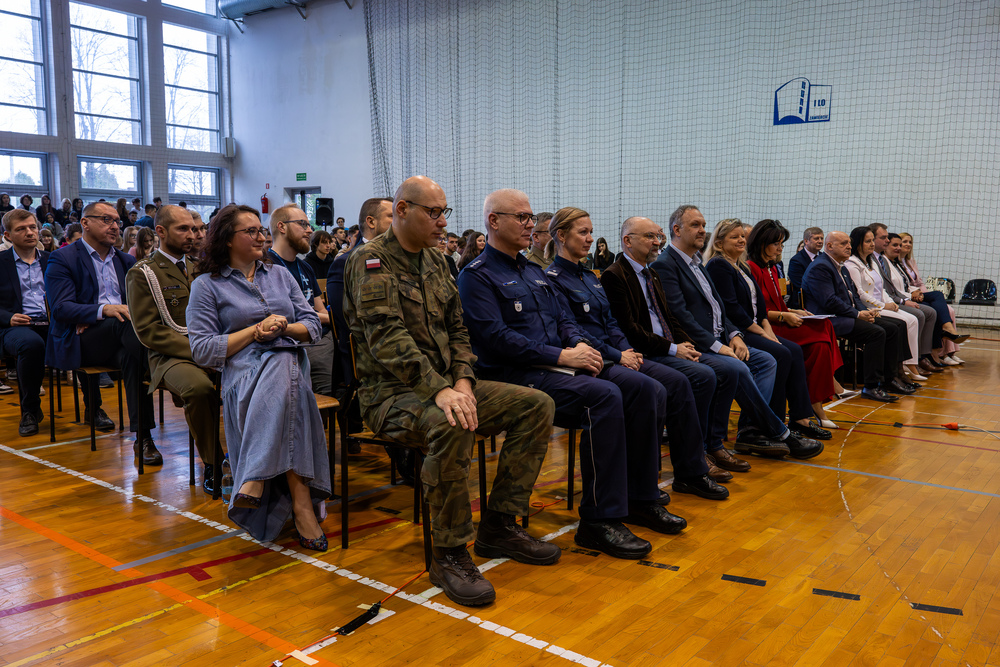 Katowicki IPN w ramach Powiatowego Dnia Akademickiego w Zabrzu – 15 kwietnia 2025. Fot.: IPN Krzysztof Łojko