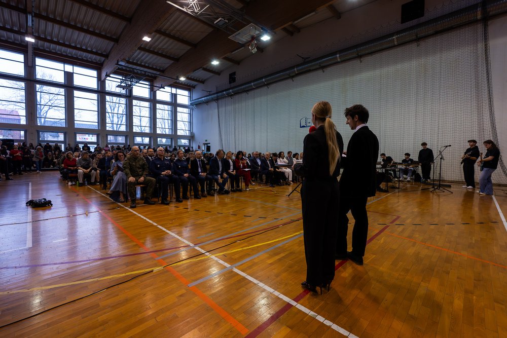 Katowicki IPN w ramach Powiatowego Dnia Akademickiego w Zabrzu – 15 kwietnia 2025. Fot.: IPN Krzysztof Łojko