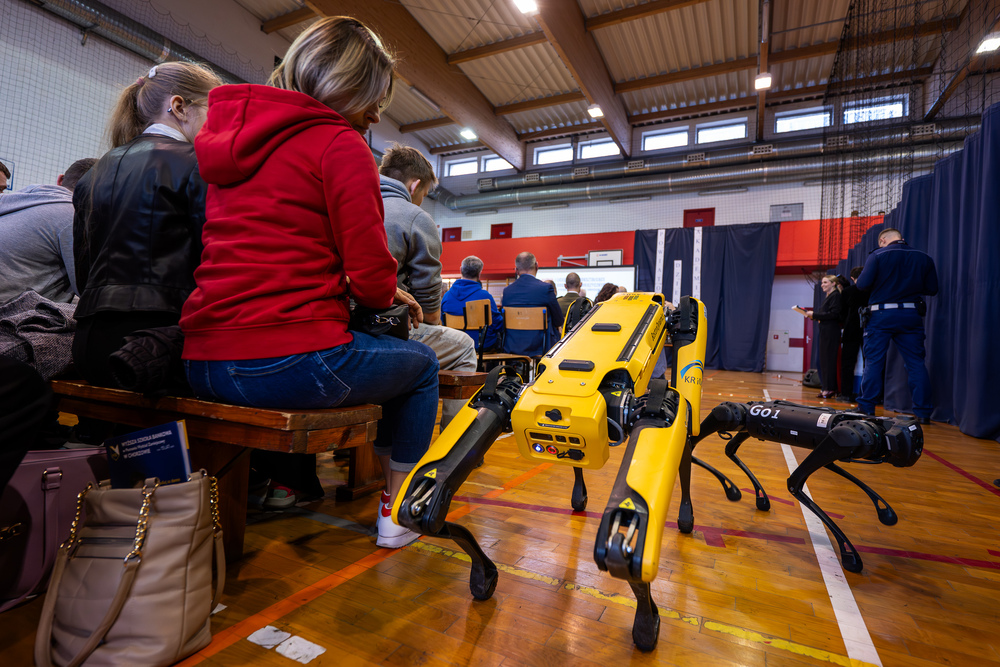 Katowicki IPN w ramach Powiatowego Dnia Akademickiego w Zabrzu – 15 kwietnia 2025. Fot.: IPN Krzysztof Łojko