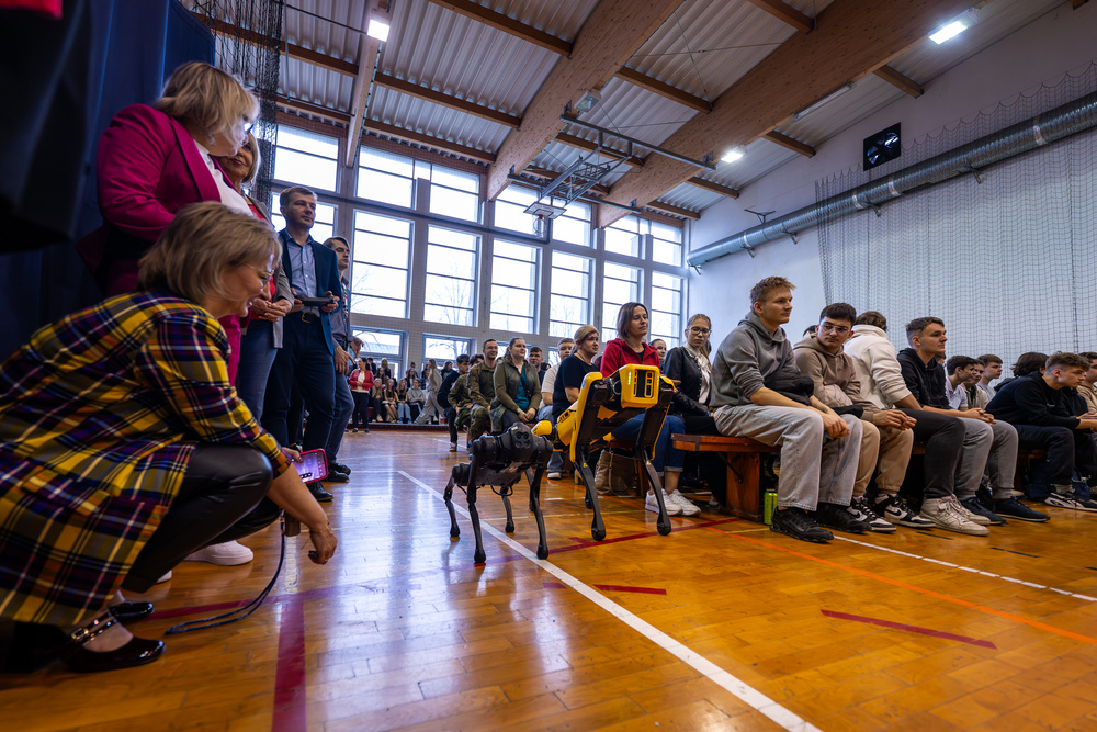 Katowicki IPN w ramach Powiatowego Dnia Akademickiego w Zabrzu – 15 kwietnia 2025. Fot.: IPN Krzysztof Łojko