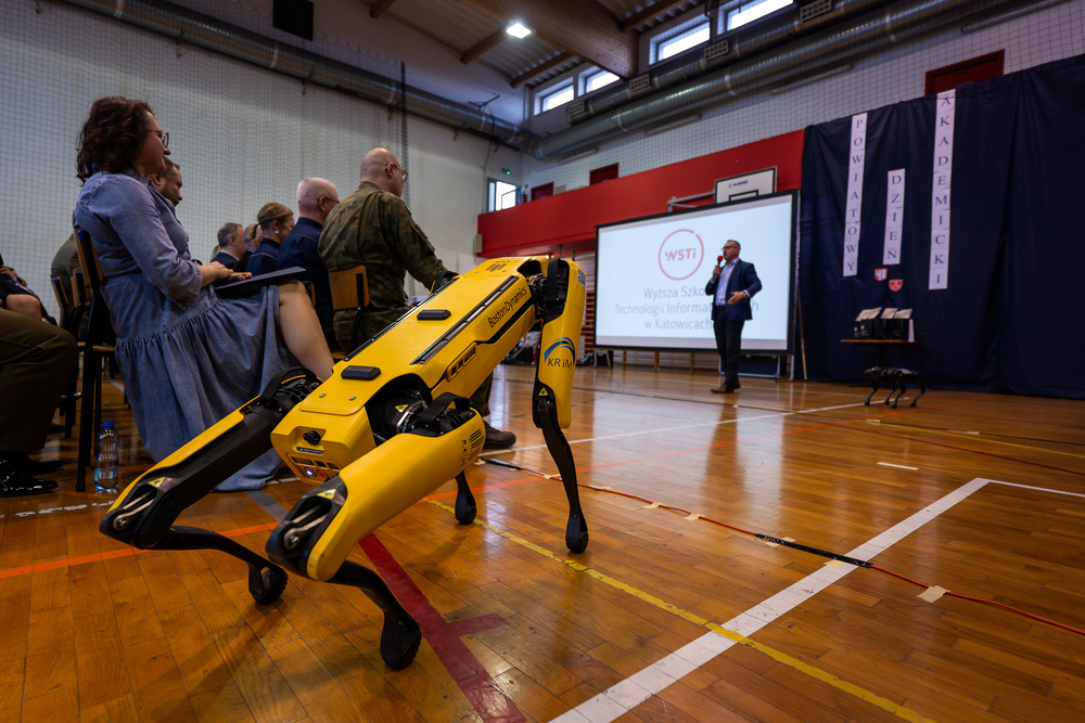 Katowicki IPN w ramach Powiatowego Dnia Akademickiego w Zabrzu – 15 kwietnia 2025. Fot.: IPN Krzysztof Łojko