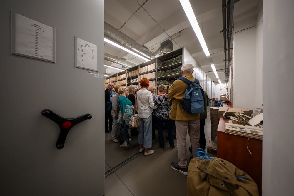 Słuchacze Uniwersytetu Trzeciego Wieku w OA IPN Katowice – 16 kwietnia 2025. Fot.: IPN Krzysztof Łojko