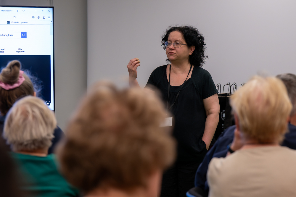 Słuchacze Uniwersytetu Trzeciego Wieku w OA IPN Katowice – 16 kwietnia 2025. Fot.: IPN Krzysztof Łojko