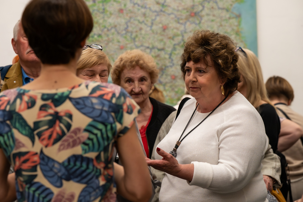 Słuchacze Uniwersytetu Trzeciego Wieku w OA IPN Katowice – 16 kwietnia 2025. Fot.: IPN Krzysztof Łojko