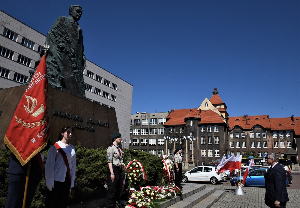 152. rocznica urodzin Wojciecha Korfantego w Katowicach. Fot. Krzysztof Liszka/IPN