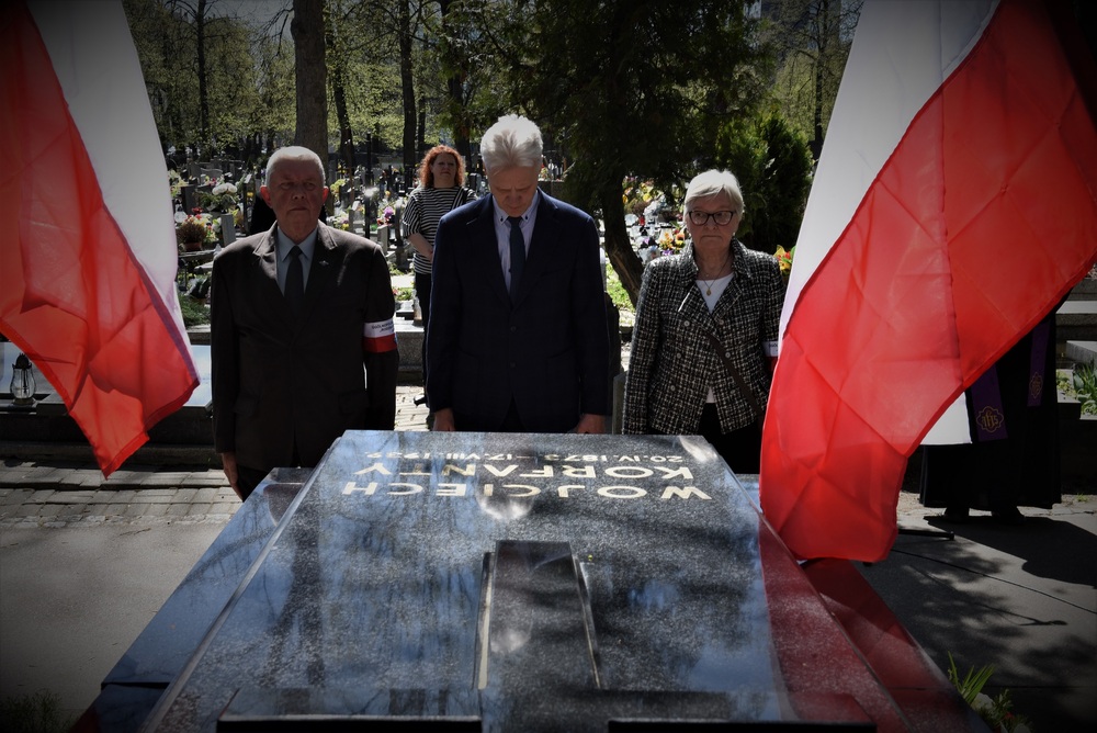 152. rocznica urodzin Wojciecha Korfantego w Katowicach. Fot. Krzysztof Liszka/IPN