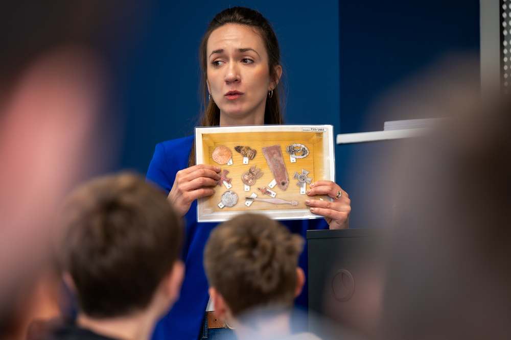 Warsztaty edukacyjne „Katyń. Fakty – opinie – kłamstwa”. Fot.: IPN Krzysztof Łojko