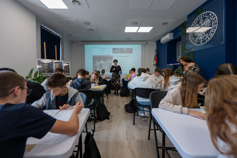 Warsztaty edukacyjne „Katyń. Fakty – opinie – kłamstwa”. Fot.: IPN Krzysztof Łojko