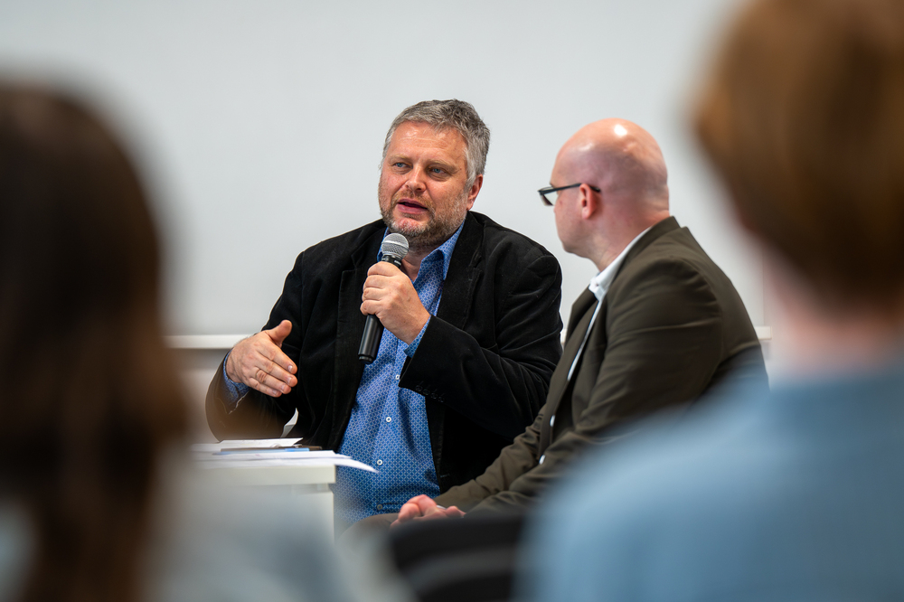 Dyskusja panelowa „Górny Śląsk w wielkiej polityce po 1945 r. – wybrane aspekty”. Fot.: IPN Krzysztof Łojko