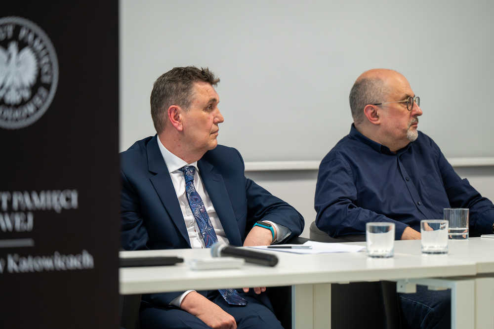 Dyskusja panelowa „Górny Śląsk w wielkiej polityce po 1945 r. – wybrane aspekty”. Fot.: IPN Krzysztof Łojko