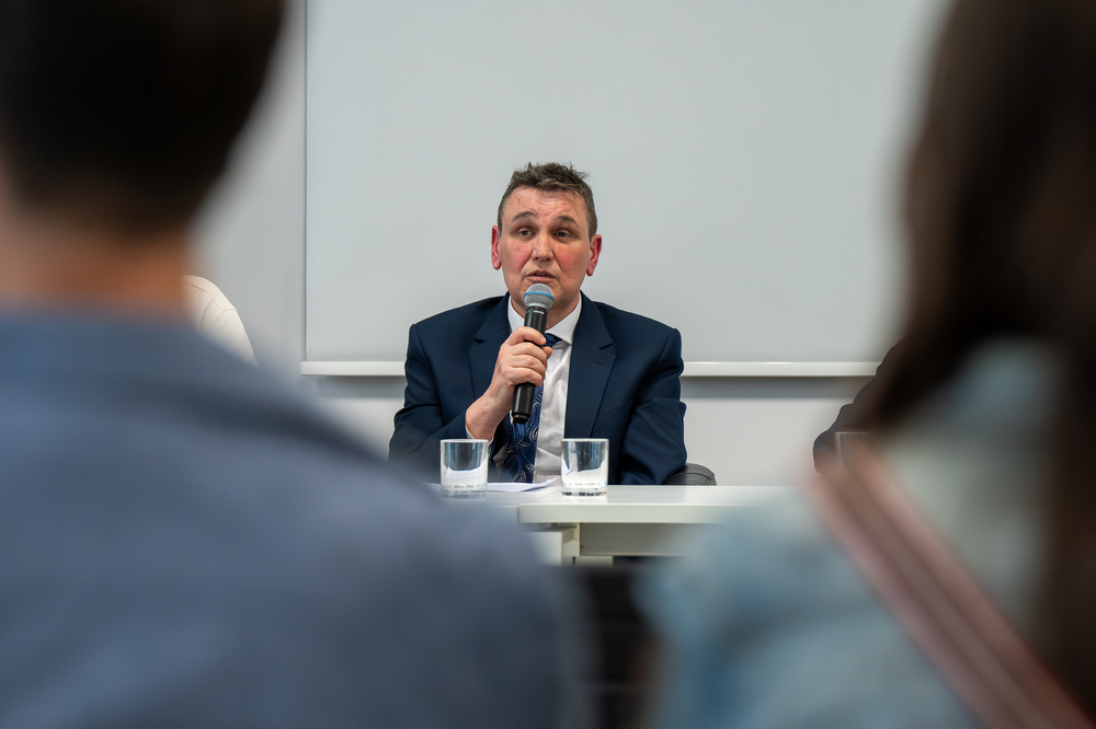 Dyskusja panelowa „Górny Śląsk w wielkiej polityce po 1945 r. – wybrane aspekty”. Fot.: IPN Krzysztof Łojko