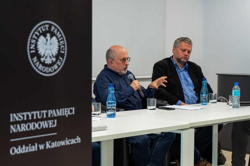 Dyskusja panelowa „Górny Śląsk w wielkiej polityce po 1945 r. – wybrane aspekty”. Fot.: IPN Krzysztof Łojko