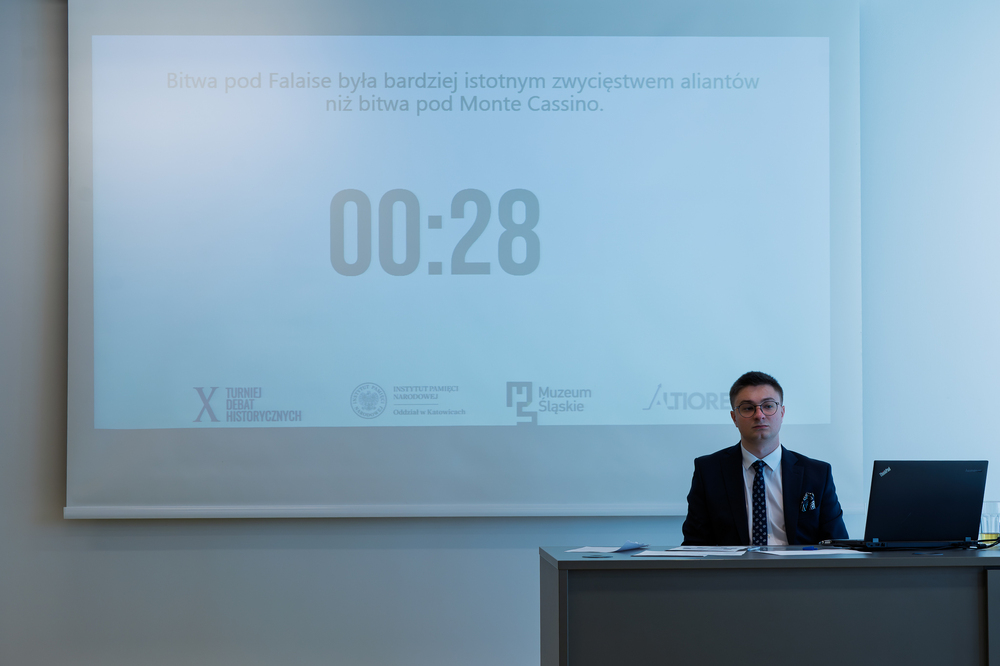 X Turniej Debat Historycznych IPN w Katowicach – faza finałowa. Fot.: IPN Krzysztof Łojko