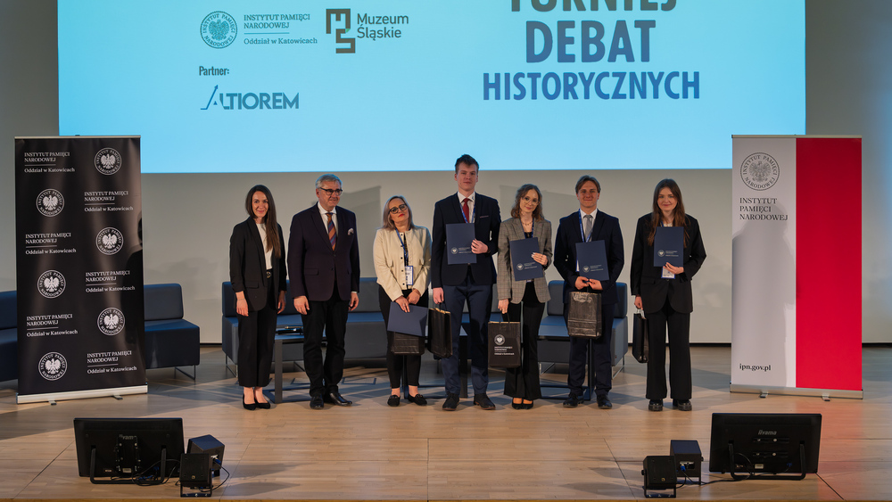 X Turniej Debat Historycznych IPN w Katowicach – faza finałowa. Fot.: IPN Krzysztof Łojko