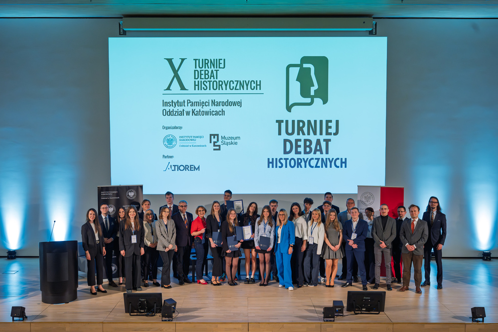 X Turniej Debat Historycznych IPN w Katowicach – faza finałowa. Fot.: IPN Krzysztof Łojko