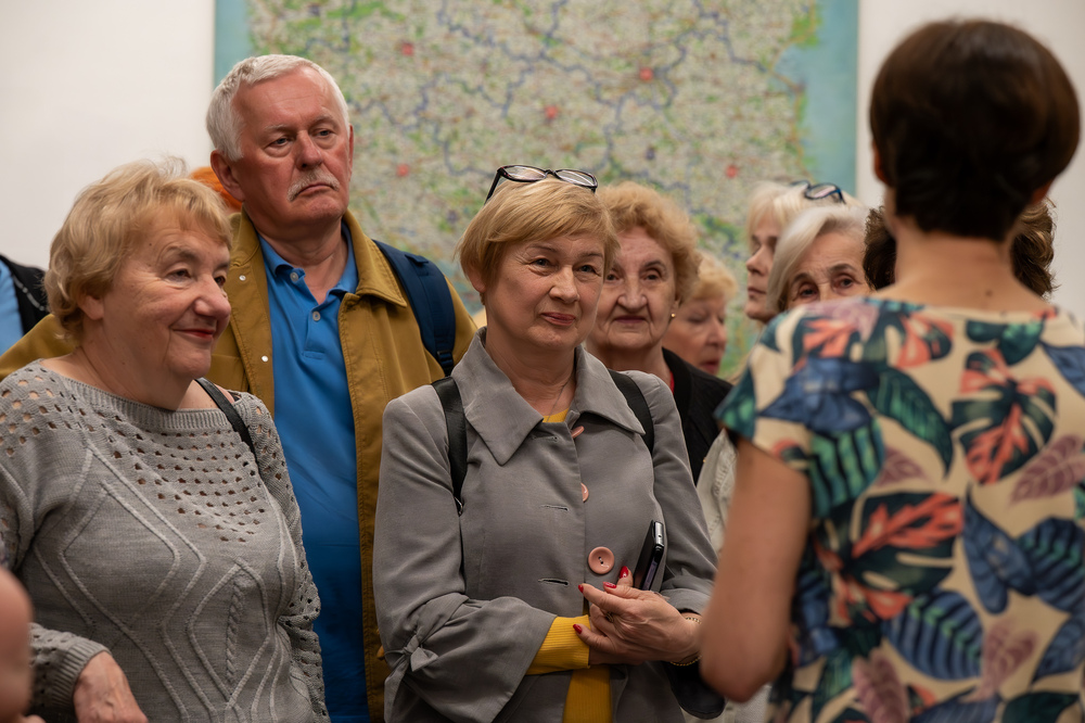 Słuchacze Uniwersytetu Trzeciego Wieku w OA IPN Katowice. Fot.: IPN Krzysztof Łojko