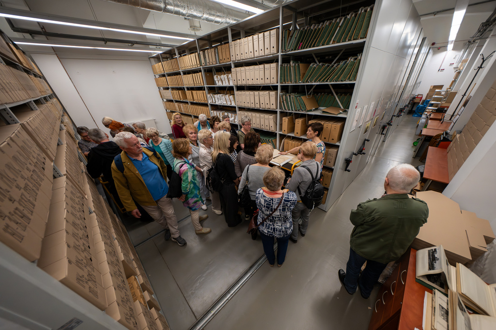 Słuchacze Uniwersytetu Trzeciego Wieku w OA IPN Katowice. Fot.: IPN Krzysztof Łojko