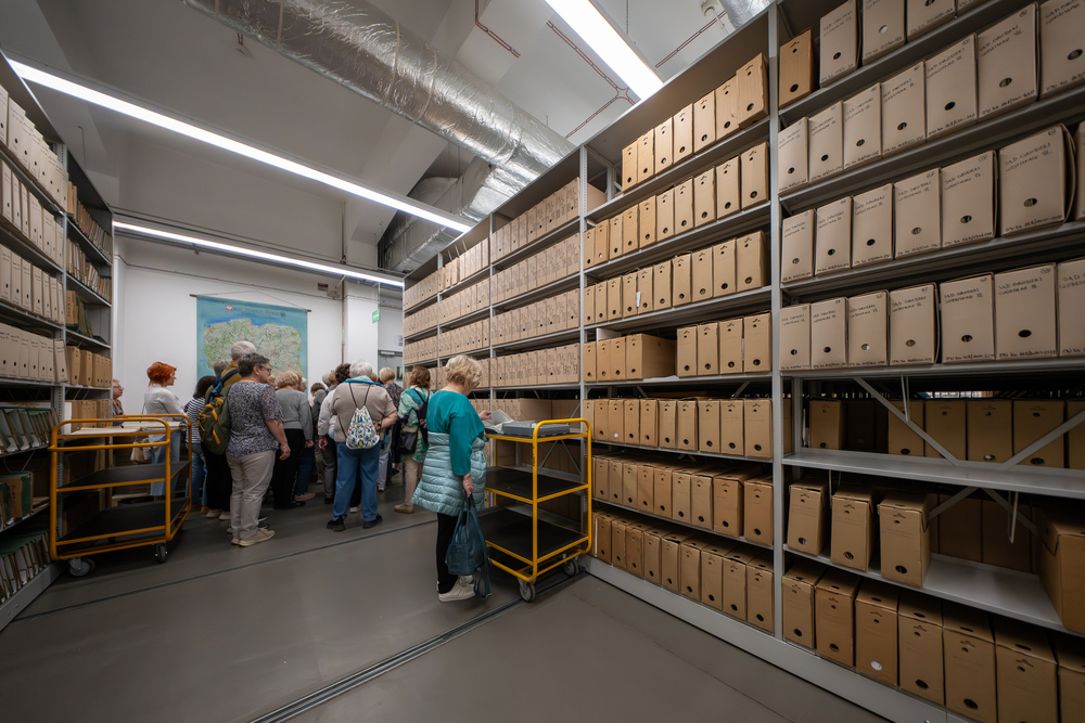 Słuchacze Uniwersytetu Trzeciego Wieku w OA IPN Katowice. Fot.: IPN Krzysztof Łojko