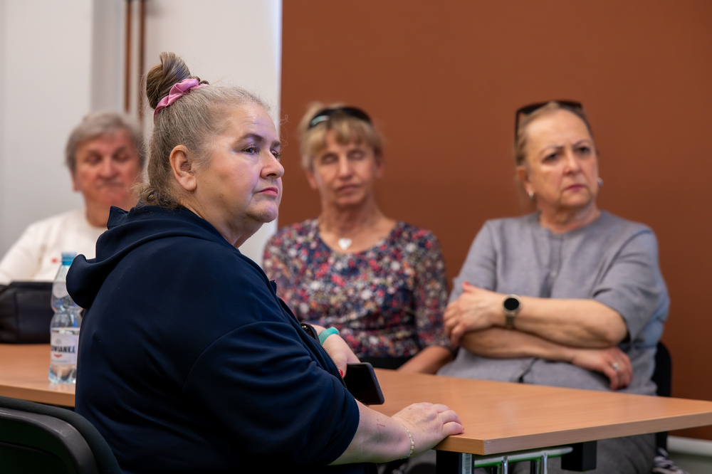 Słuchacze Uniwersytetu Trzeciego Wieku w OA IPN Katowice. Fot.: IPN Krzysztof Łojko