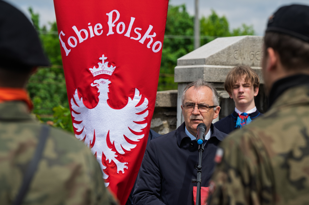 Uroczystość oznaczenia znakiem pamięci „Tobie Polsko”. Fot.: IPN Krzysztof Łojko