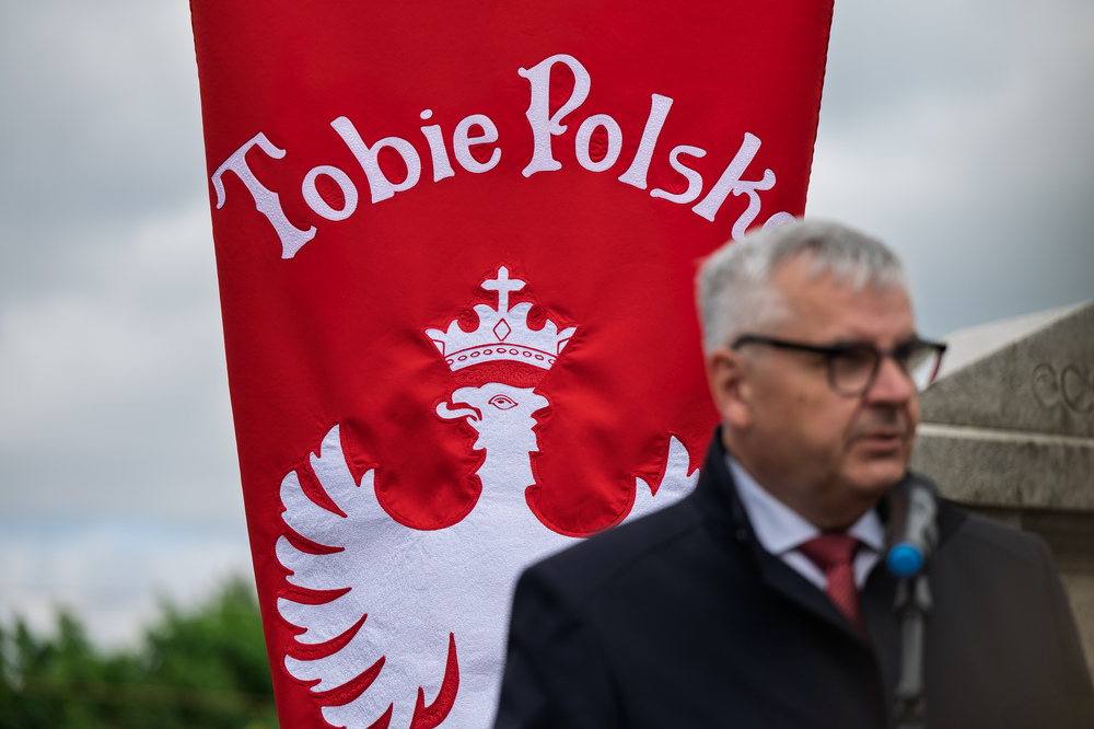 Uroczystość oznaczenia znakiem pamięci „Tobie Polsko”. Fot.: IPN Krzysztof Łojko