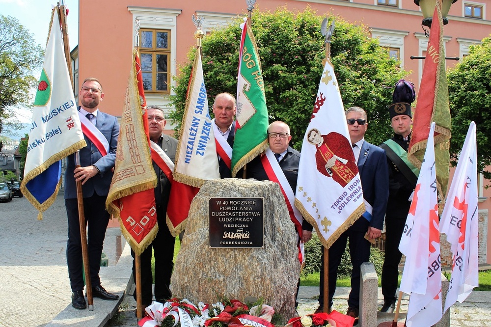 Jubileusz Duszpasterstwa Ludzi Pracy w Bielsku-Białej. Fot. Artur Kasprzykowski/IPN