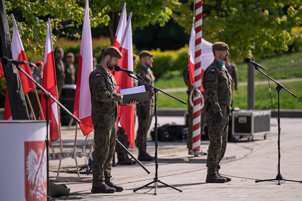 W Katowicach upamiętniono 80. rocznicę zakończenia II wojny światowej. Fot.: IPN Krzysztof Łojko