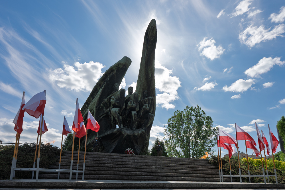 W Katowicach upamiętniono 80. rocznicę zakończenia II wojny światowej. Fot.: IPN Krzysztof Łojko