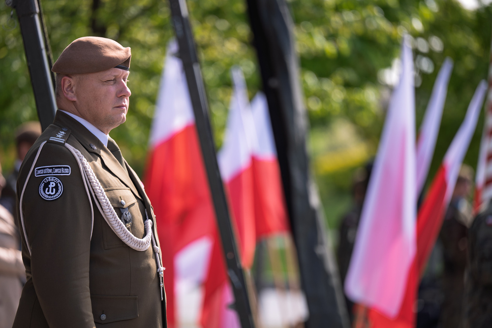 W Katowicach upamiętniono 80. rocznicę zakończenia II wojny światowej. Fot.: IPN Krzysztof Łojko