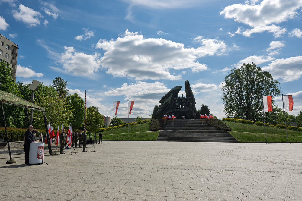 W Katowicach upamiętniono 80. rocznicę zakończenia II wojny światowej. Fot.: IPN Krzysztof Łojko