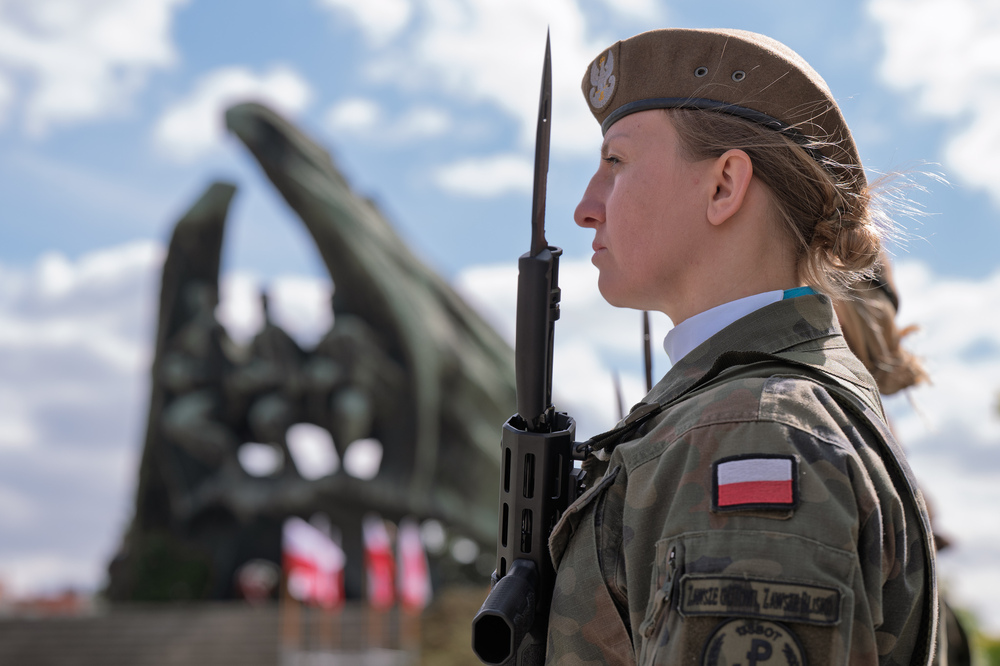 W Katowicach upamiętniono 80. rocznicę zakończenia II wojny światowej. Fot.: IPN Krzysztof Łojko