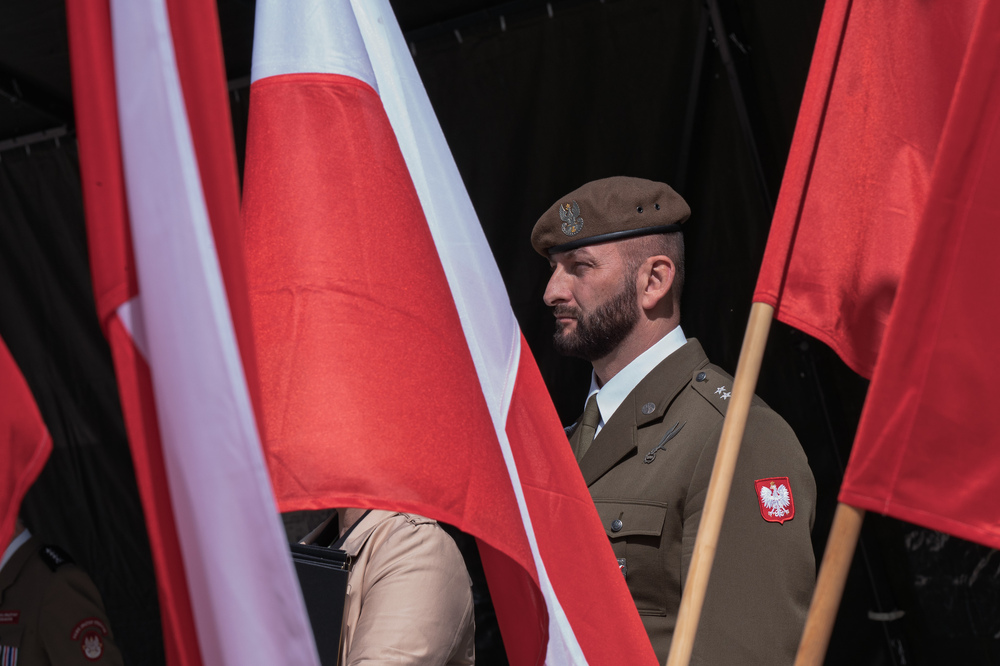 W Katowicach upamiętniono 80. rocznicę zakończenia II wojny światowej. Fot.: IPN Krzysztof Łojko