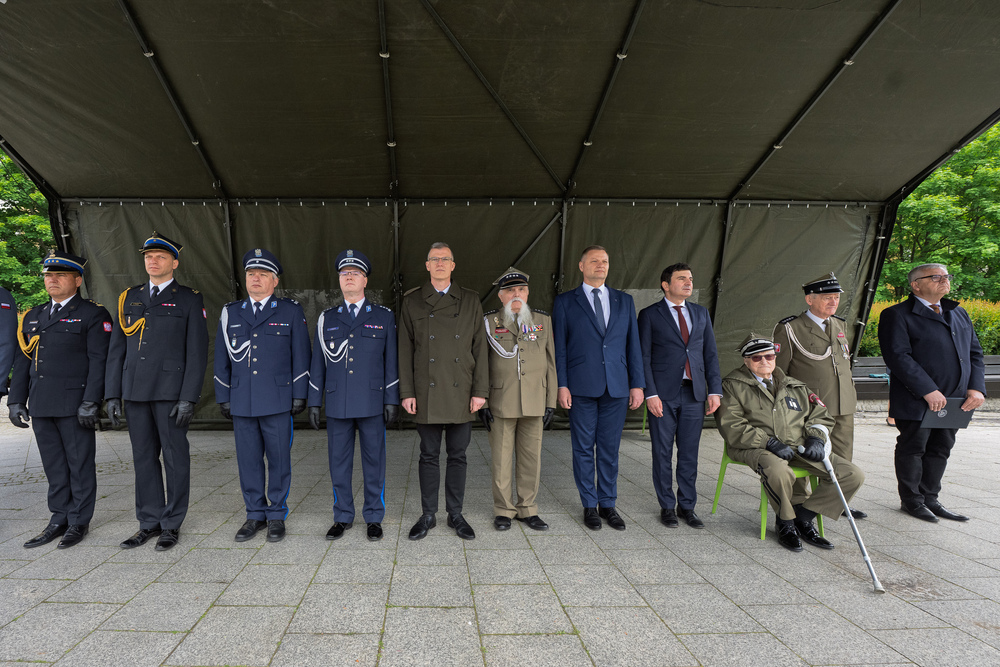 W Katowicach upamiętniono 80. rocznicę zakończenia II wojny światowej. Fot.: IPN Krzysztof Łojko