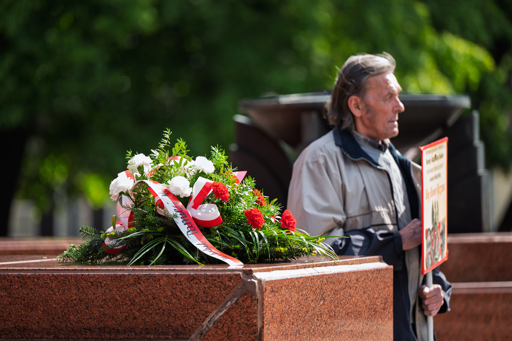 W Katowicach upamiętniono 90. rocznicę śmierci Marszałka Józefa Piłsudskiego. Fot.: IPN Krzysztof Łojko