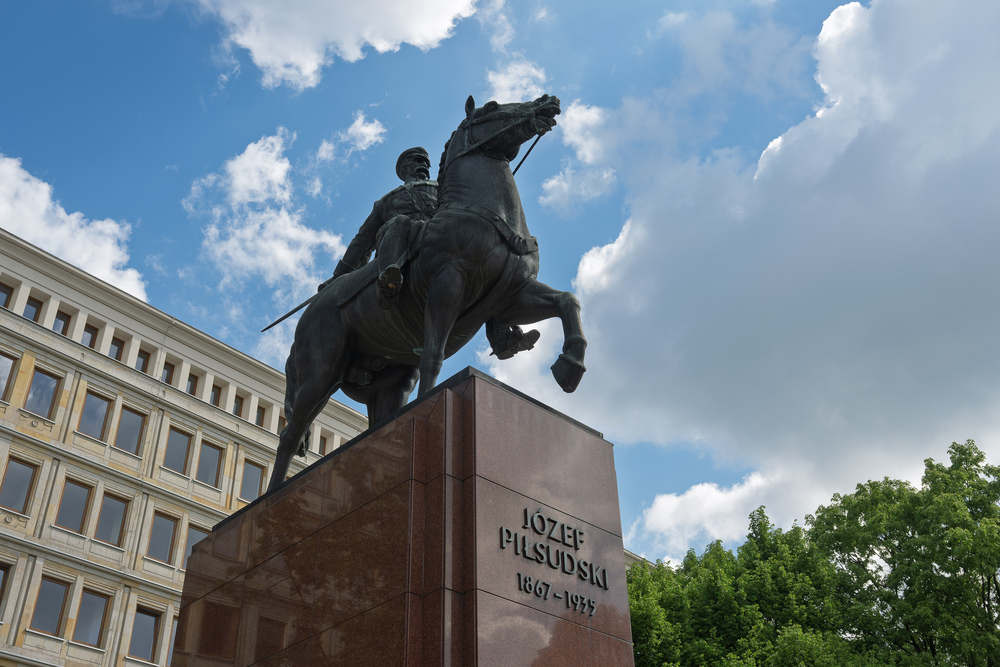 W Katowicach upamiętniono 90. rocznicę śmierci Marszałka Józefa Piłsudskiego. Fot.: IPN Krzysztof Łojko