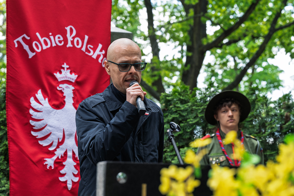 Uroczystości oznaczenia znakiem pamięci „Tobie Polsko” grobów śp. Jana Siwca oraz śp. Władysławy Kenig-Olbromskiej. Fot.: IPN Krzysztof Łojko