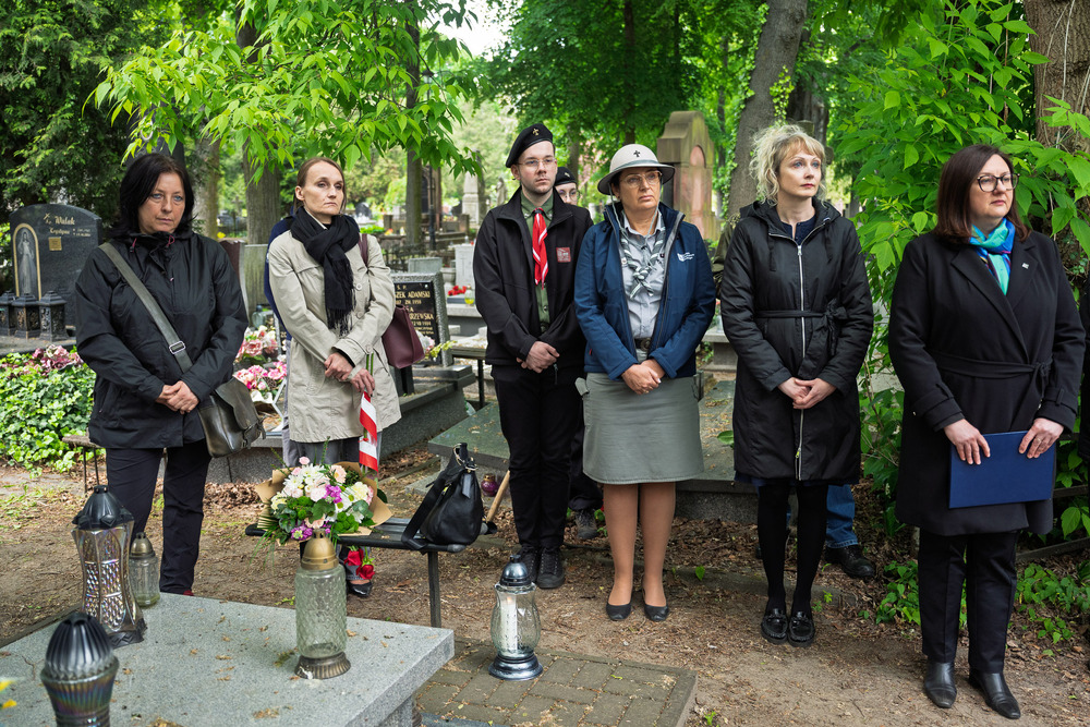 Uroczystości oznaczenia znakiem pamięci „Tobie Polsko” grobów śp. Jana Siwca oraz śp. Władysławy Kenig-Olbromskiej. Fot.: IPN Krzysztof Łojko