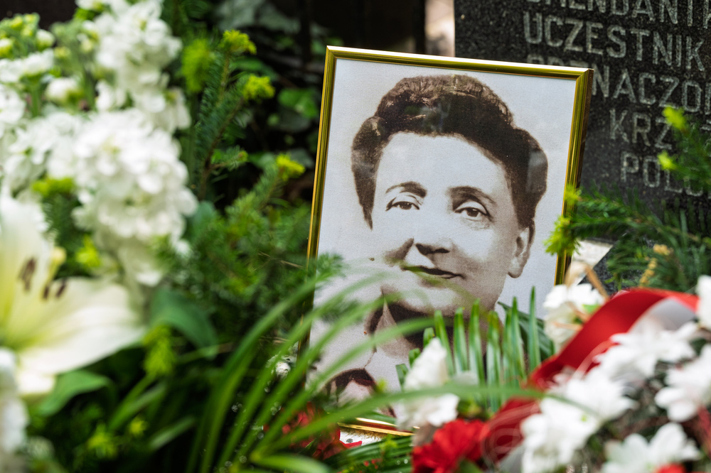 Uroczystości oznaczenia znakiem pamięci „Tobie Polsko” grobów śp. Jana Siwca oraz śp. Władysławy Kenig-Olbromskiej. Fot.: IPN Krzysztof Łojko