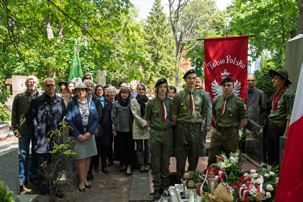 Uroczystości oznaczenia znakiem pamięci „Tobie Polsko” grobów śp. Jana Siwca oraz śp. Władysławy Kenig-Olbromskiej. Fot.: IPN Krzysztof Łojko