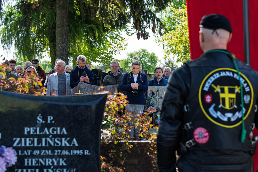 Uroczystości oznaczenia znakiem pamięci „Tobie Polsko” grobów śp. Jana Siwca. Fot.: IPN Krzysztof Łojko
