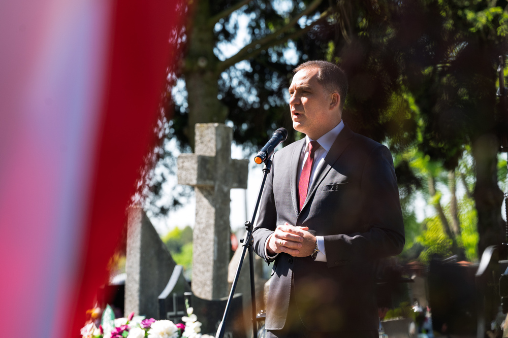 Uroczystości oznaczenia znakiem pamięci „Tobie Polsko” grobów śp. Jana Siwca. Fot.: IPN Krzysztof Łojko