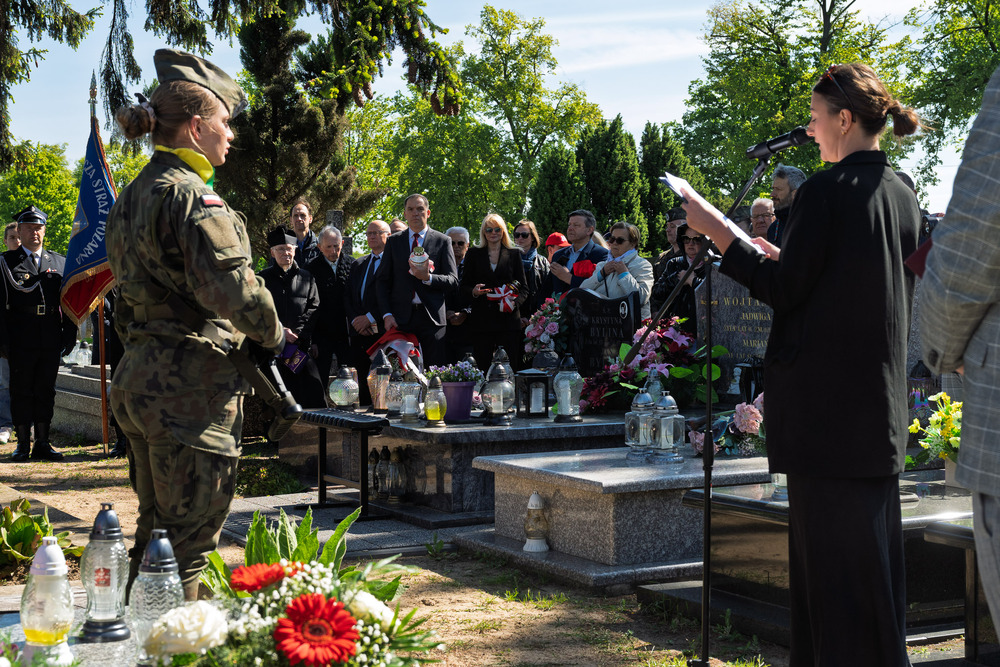 Uroczystości oznaczenia znakiem pamięci „Tobie Polsko” grobów śp. Jana Siwca. Fot.: IPN Krzysztof Łojko