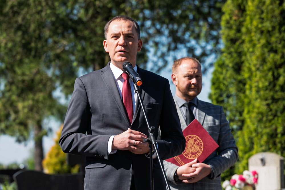 Uroczystości oznaczenia znakiem pamięci „Tobie Polsko” grobów śp. Jana Siwca. Fot.: IPN Krzysztof Łojko