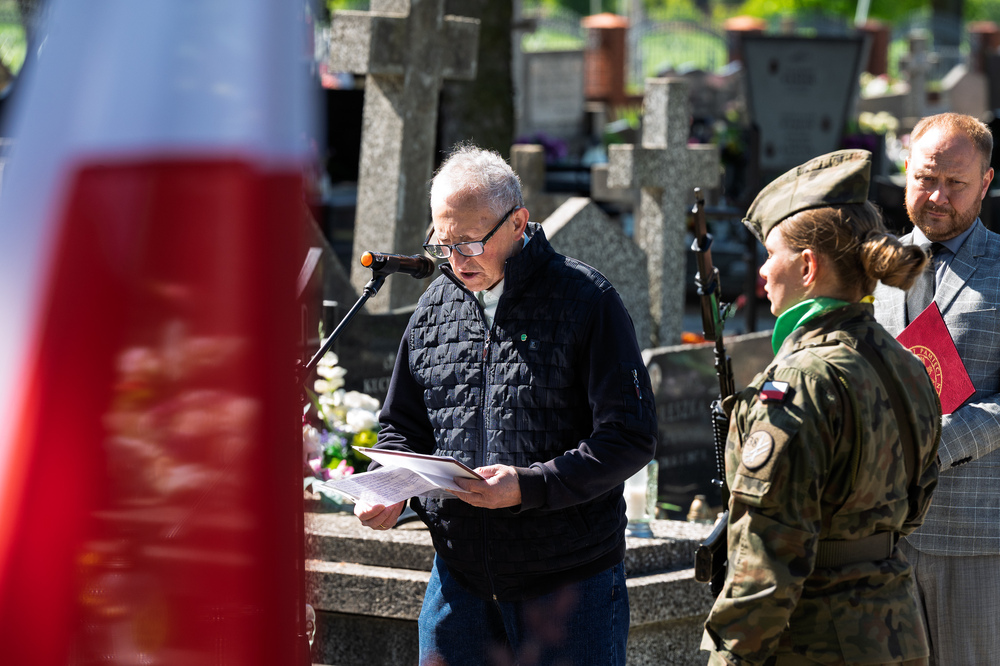 Uroczystości oznaczenia znakiem pamięci „Tobie Polsko” grobów śp. Jana Siwca. Fot.: IPN Krzysztof Łojko