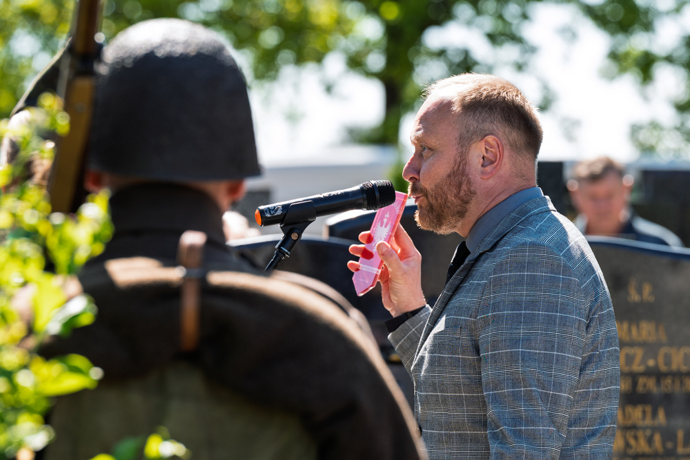 Uroczystości oznaczenia znakiem pamięci „Tobie Polsko” grobów śp. Jana Siwca. Fot.: IPN Krzysztof Łojko