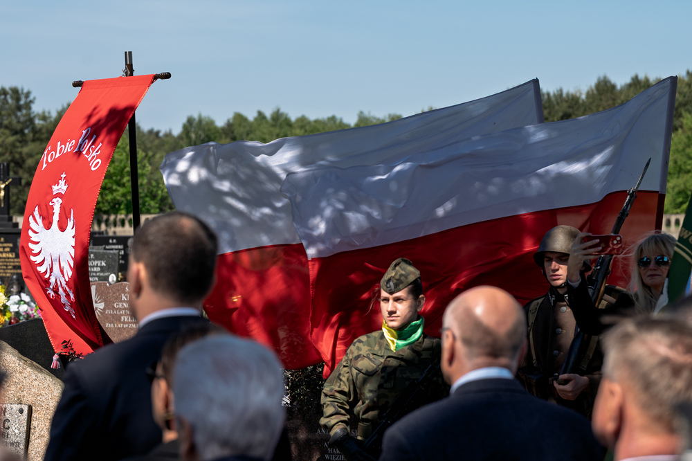 Uroczystości oznaczenia znakiem pamięci „Tobie Polsko” grobów śp. Jana Siwca. Fot.: IPN Krzysztof Łojko