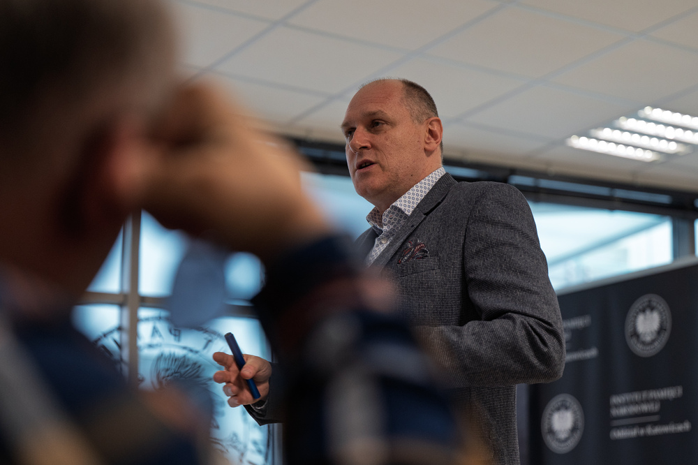 „Czwartki z historią” - wykład dr. Jarosława Nei „Ostatnia zima stalinizmu”. Fot.: IPN Krzysztof Łojko