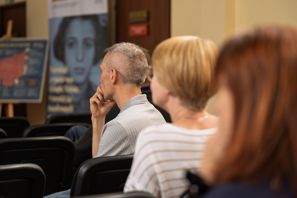 Dyskusja i prezentacja materiałów edukacyjnych IPN na temat „Tragedii Górnośląskiej”. Fot.: IPN Krzysztof Łojko